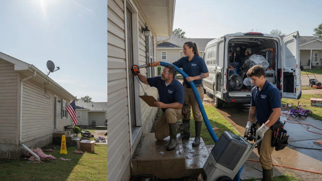 Ceiling Water Damage Restoration in White Lake, SD near me